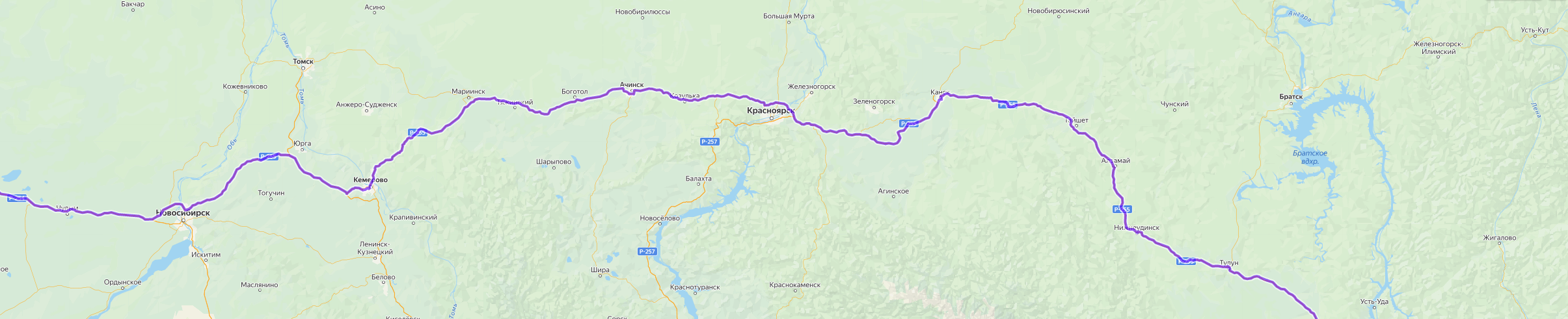 Доставка грузов из Гирея - карта транспортной логистики